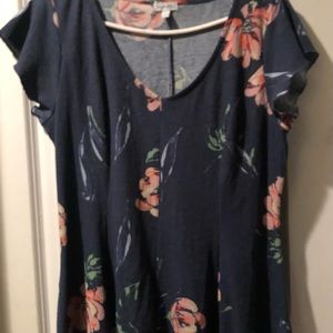 Navy Blue Short Dress JR Size XL